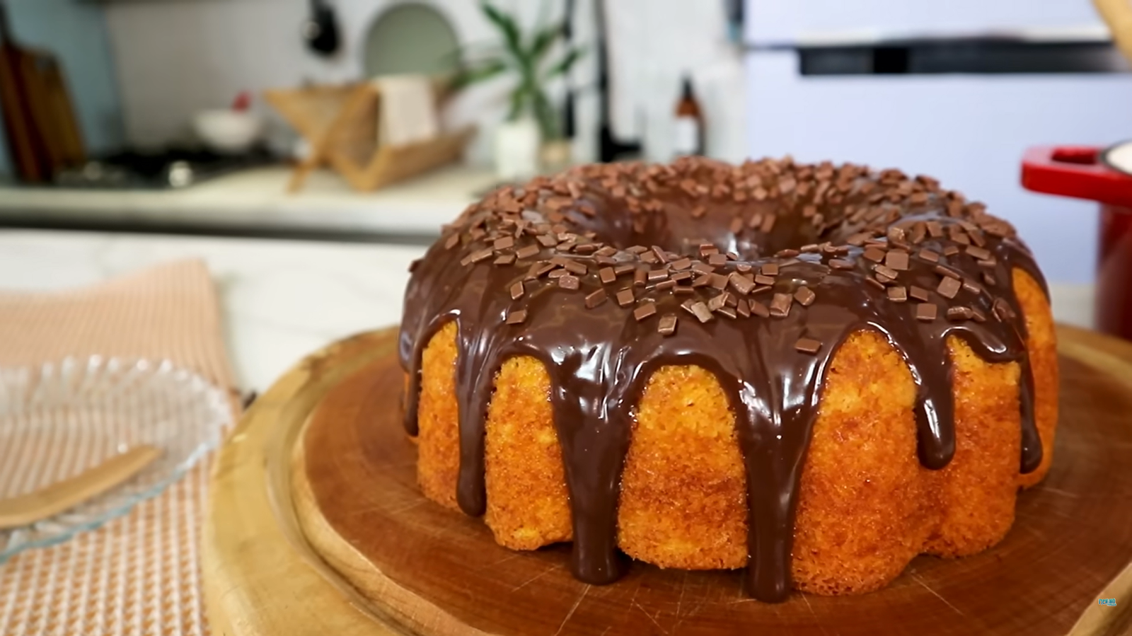 Bolo de Cenoura Caseiro Fofinho