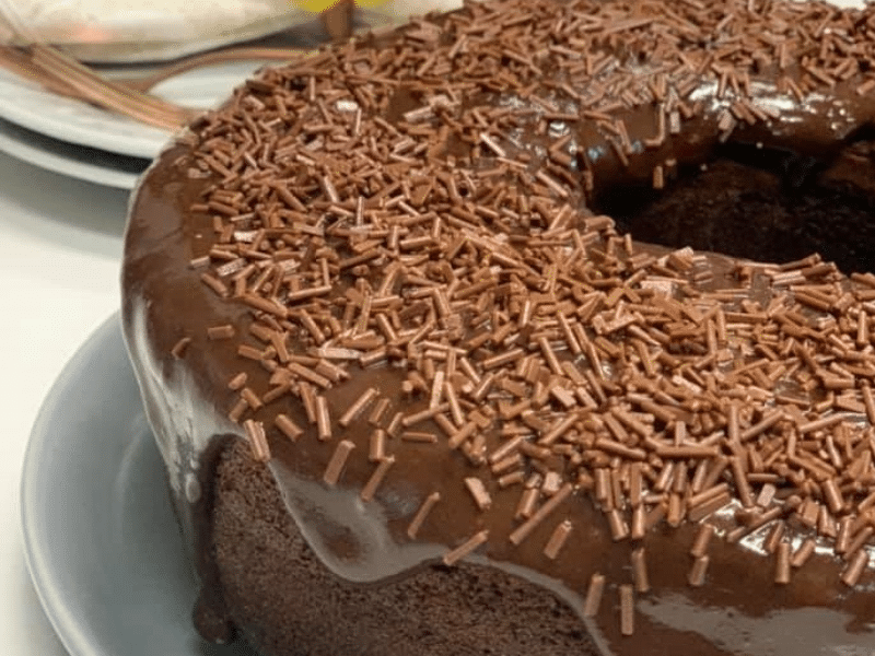 Bolo de Chocolate Simples